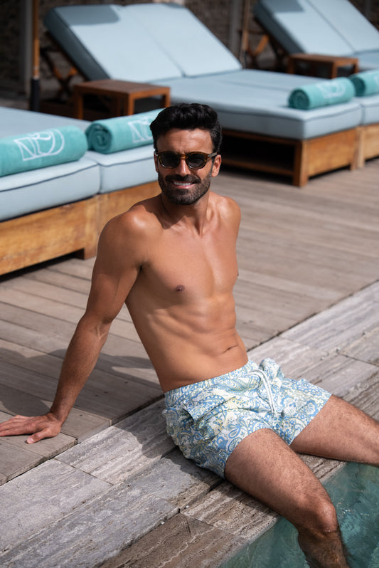 Swim Trunks - Greek Summer