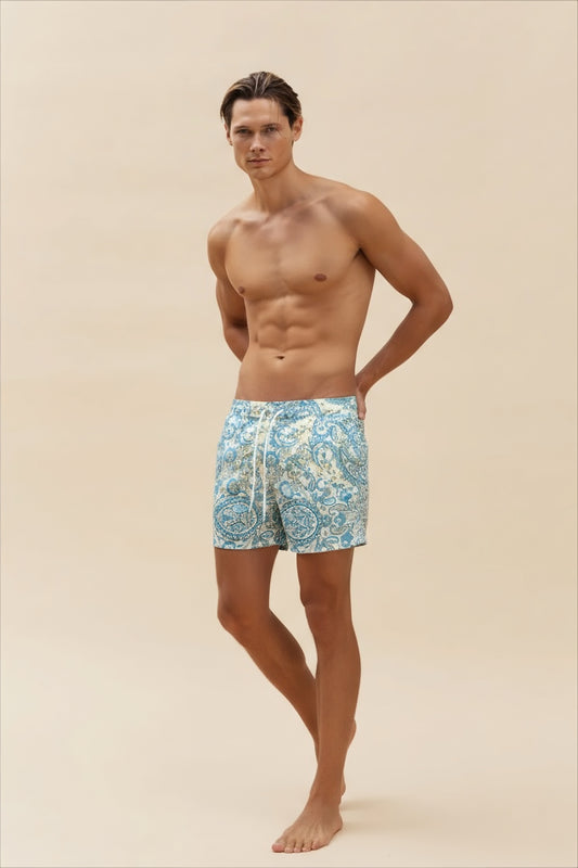 Swim Trunks - Greek Summer